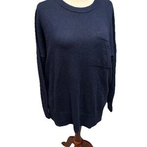 Banana Republic Navy Crew Neck sweater women xl